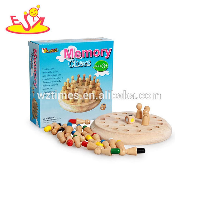 wholesale new design children wooden chess set for sale W11A046