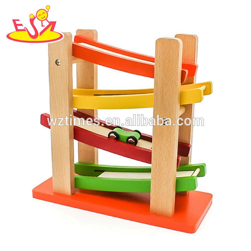 Großhandel diy hölzerne Kinderautospiele für Bildung W04E038