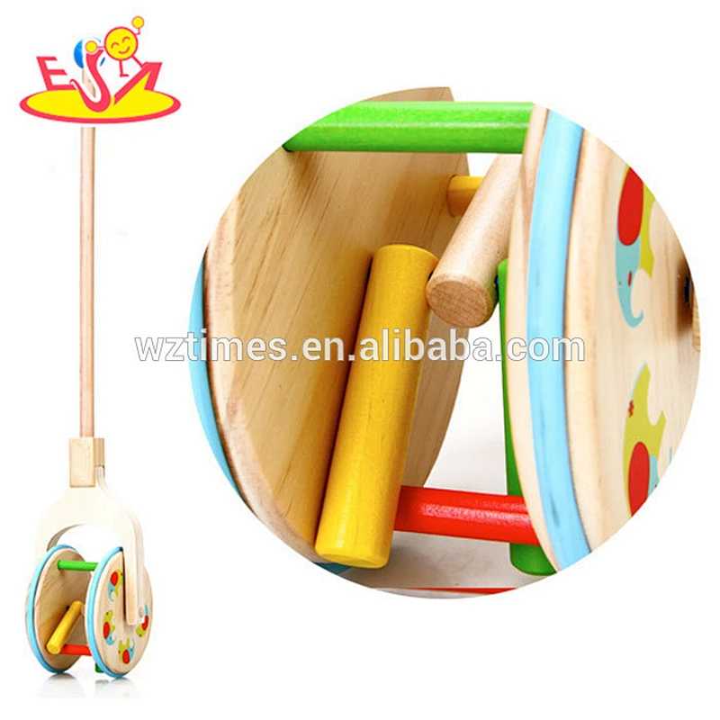 wholesale top quality wooden children's pull toy cheap wooden children's pull toy W05A018