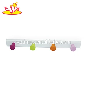 wholesale most attractive children wooden coat hook for sale W09B034