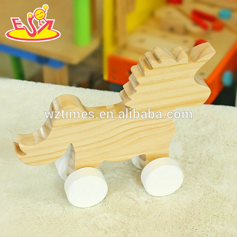 2018 wholesale baby wooden toy unicorn high quality kids wooden toy unicorn fashion children wooden toy unicorn W05B151