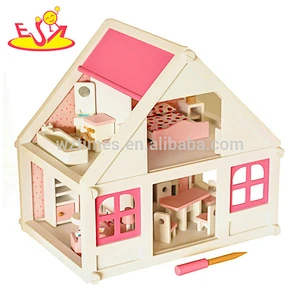 Beste liefert Mini Holz Kleinkind Puppenhaus für Amazon W06A318
