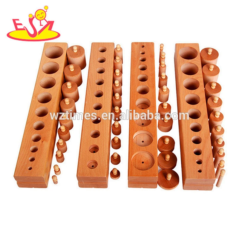 2018 New design toddlers preschool wooden montessori toys W12F010