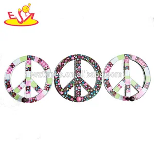 wholesale various style wooden wall hooks for kids W09B088