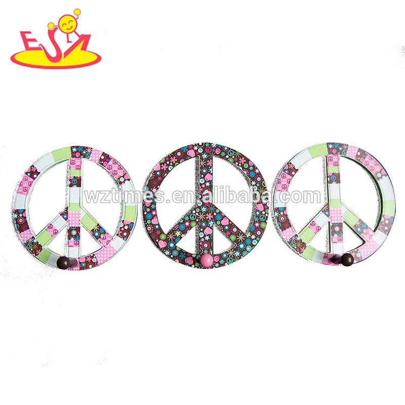 wholesale various style wooden wall hooks for kids W09B088