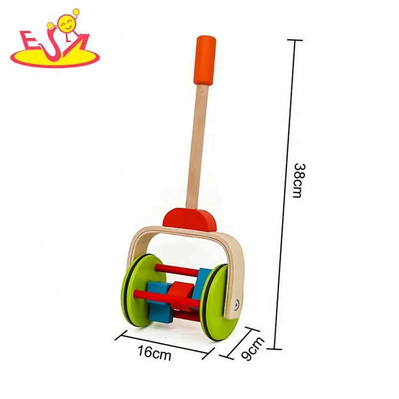 Most popular preschoolers wooden push car for baby W05A010