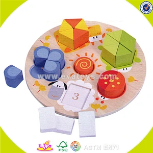 wholesale best sale baby wooden intellect block cheap kids wooden intellect block W13E048