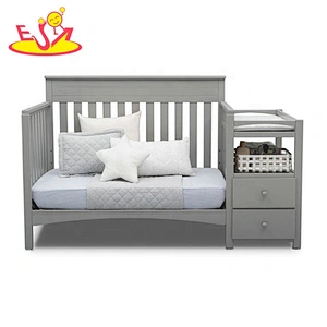 Top sale baby wooden crib for wholesale W08E029B