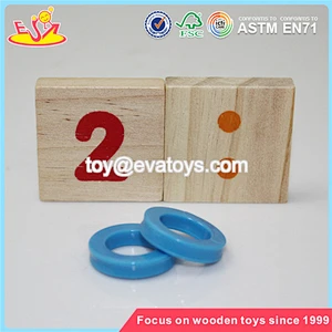 Wholesale hot math teaching aid wooden number learning toy preschool wooden number learning toy W12E002