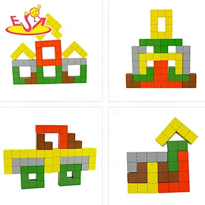 Best sale educational wooden block toy set for kids W13A081
