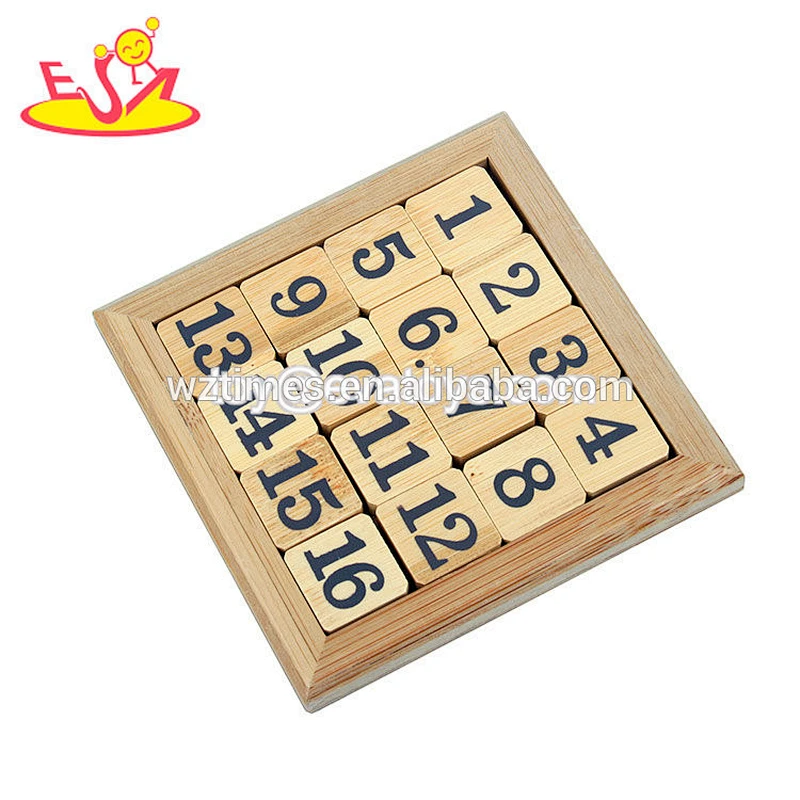 Wholesale educational teaching wooden unlocked Sudoku-26 toy W11C045