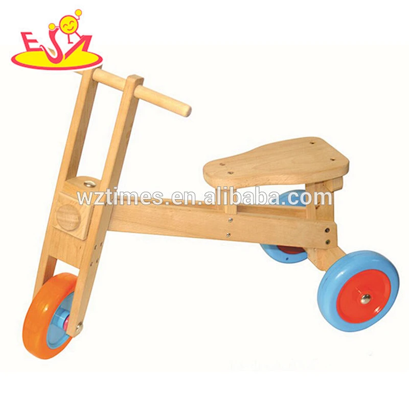 Wholesale best selling red wooden baby carriage top quality wooden baby carriage W16A026