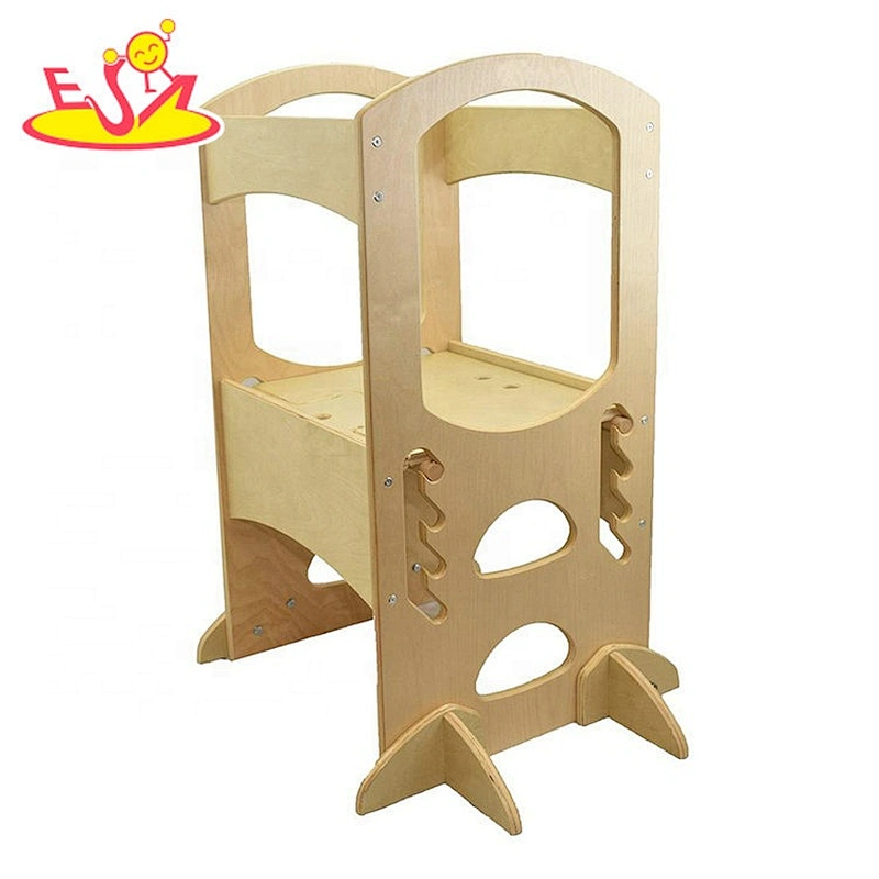 high quality 2 step wooden small step stool for toddlers W08G279B