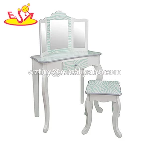 2018 Safety wooden dressing table furniture with mirrors W08H096