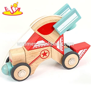 Großhandel beliebtesten Holz montieren Flugzeuge Puzzle Spielzeug für Jungen W03B044