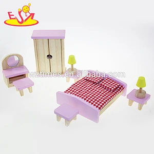 2018 New arrival lovely wooden house furniture for doll house W06B026