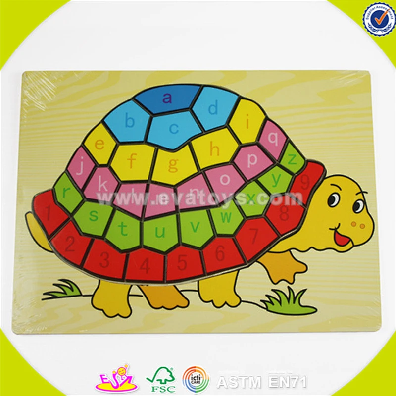 wholesale great wooden math numbers puzzle toy teaching aid kids wooden math numbers puzzle useful children jigsaw W14B029