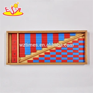 2018 New design montessori preschool wooden baby learning toys W12F005