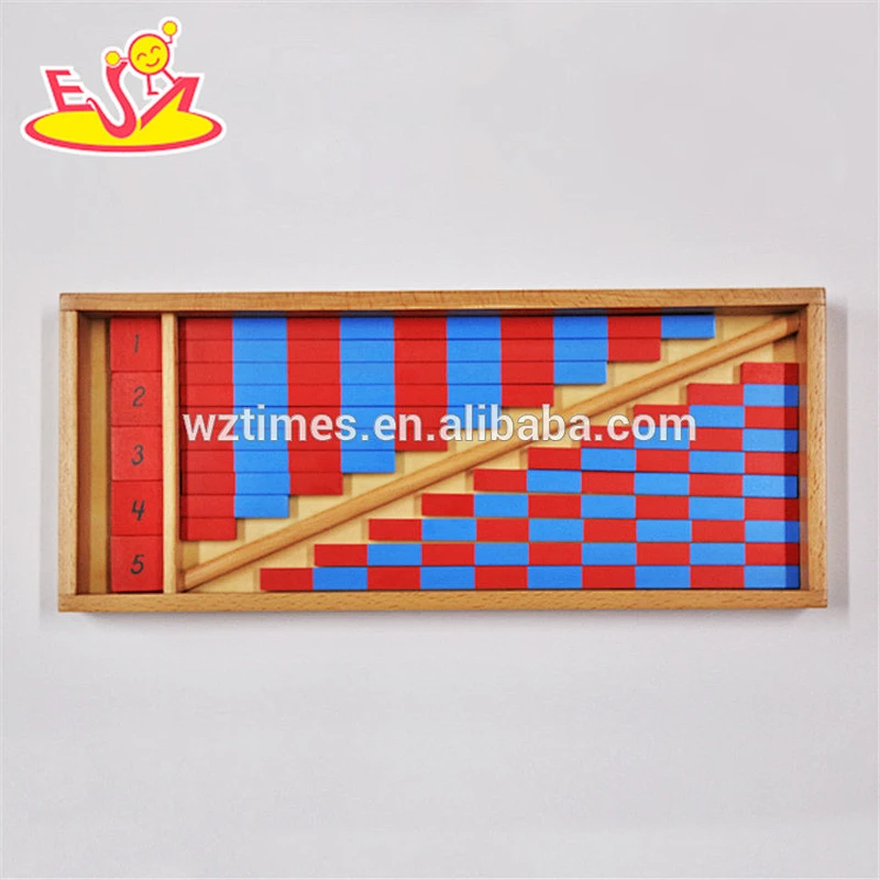 2018 New design montessori preschool wooden baby learning toys W12F005