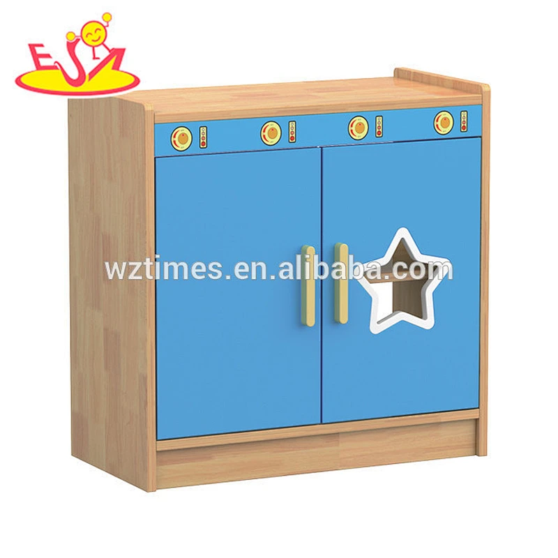 Wholesale kindergarten wooden kids toy organizer top fashion nursery school wooden kids toy organizer W08C195