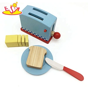 2019 Most popular simulation play toaster wooden cooking toys for kids W10D238