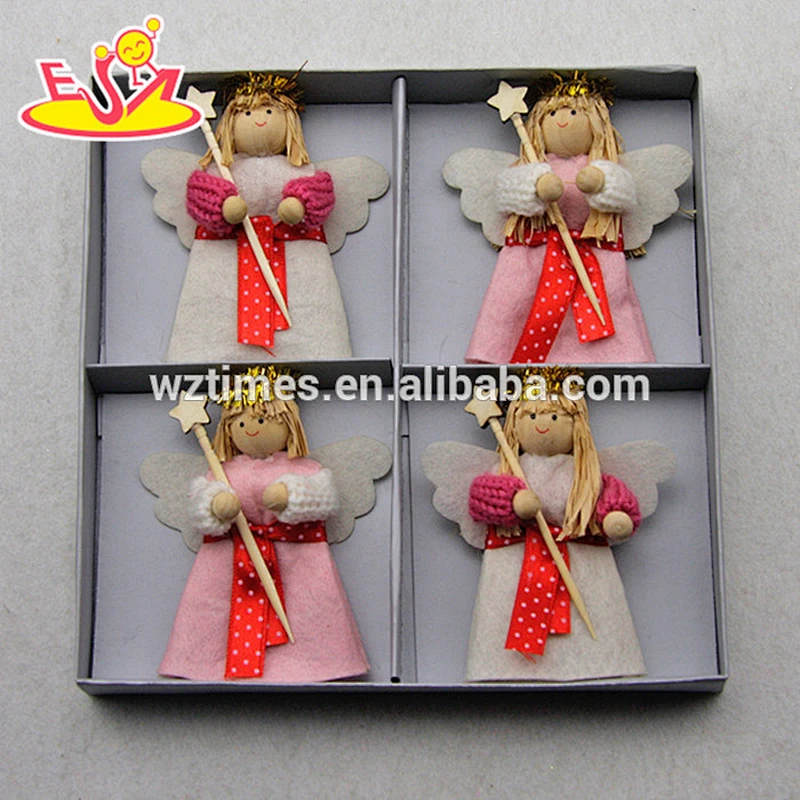 2018 New products Christmas lovely toys wood crafts for kids W02A248