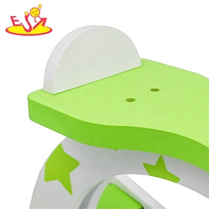 Hot sale riding toys wooden kids rocking horse for sale W16D121