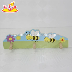 wholesale practical fashionable wooden baby clothes hook for sale W09B044