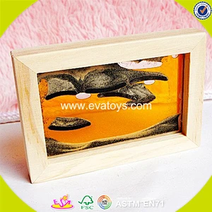 wholesale children wooden colorful sand painting top fashion kids wooden colorful sand painting W02A040