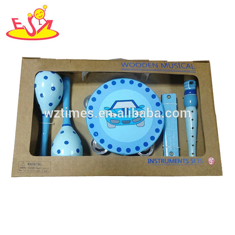 high quality educational wooden musical set toys for toddlers W07A024