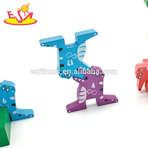 Wholesale unique style wooden splice animal toy for children W13A143