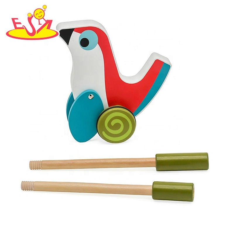 New hottest preschool wooden toddler walking toys for push along W05A028