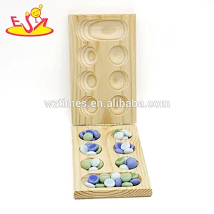 2018 hottest sale Classic Wooden Board Game Mancala for kids W11A092