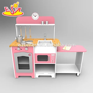 Wholesale new multifunctional kids wooden play kitchen toy W10C250