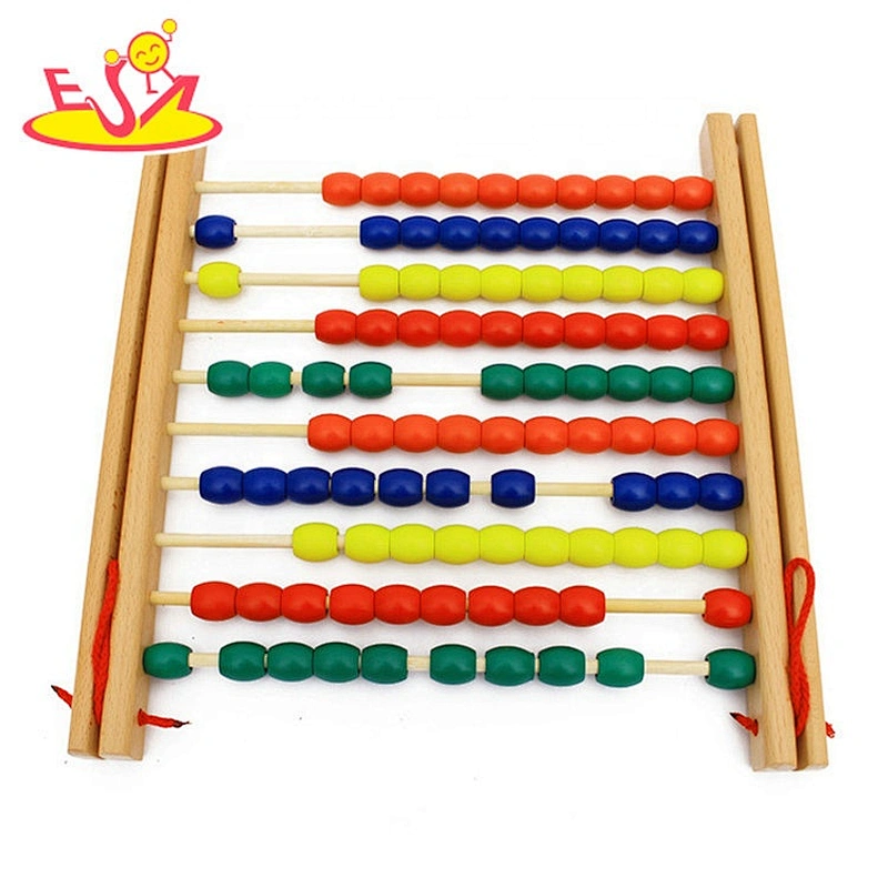 Top fashion montessori wooden abacus toy for kids W12F108