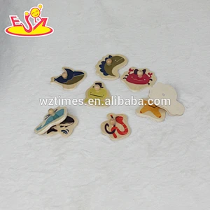 2018 wholesale cheap wooden children educational puzzle top fashion wooden children educational puzzle W14M116