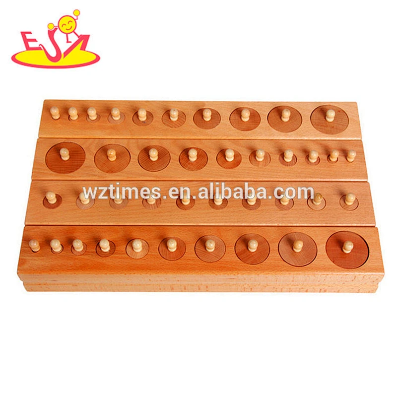2018 New design toddlers preschool wooden montessori toys W12F010