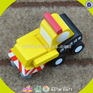 wholesale hottest new fashion children wooden toy car hot sale baby wooden toy car W04A155