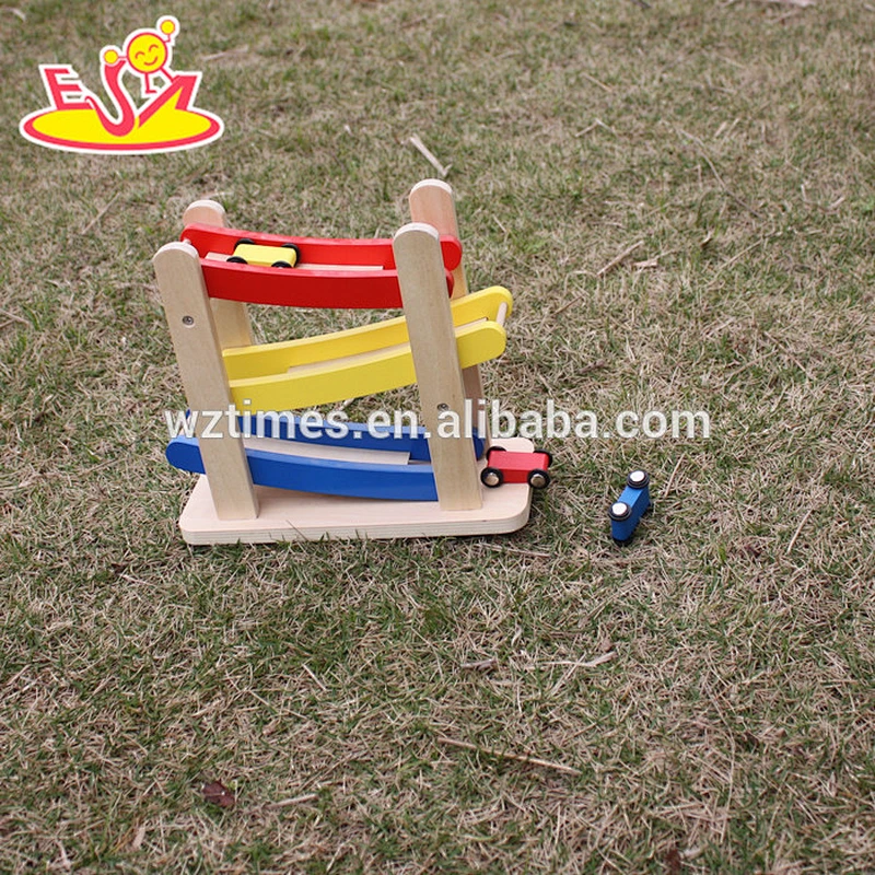 best design children wooden car ramp toy for sale W04E031