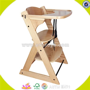 High Chair for Baby with CE approval Comfortable Solid High Chair For Baby W08F021