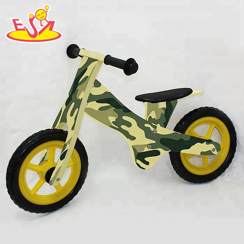 wholesale preschool wooden boys bicycles for walking learning W16C125