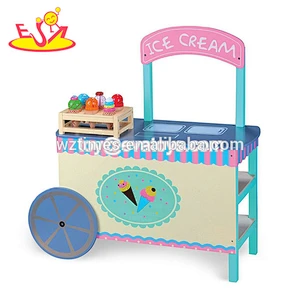Top-Mode-Simulation-Dessert-Shop aus Holz so tun, als Spielzeug für Kinder