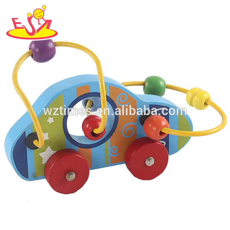 2018 hot-selling wooden beads toys new wooden beads toys for wholesale W11B085
