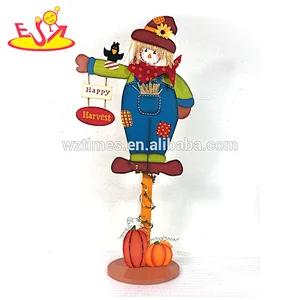 wholesale children cartoon wooden Christmas decorations for desk W09D029
