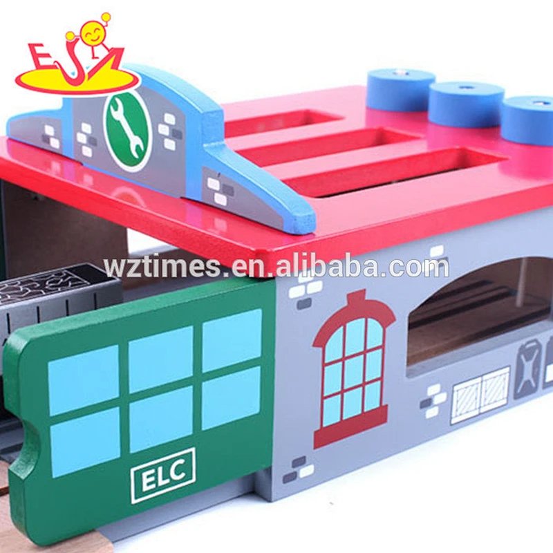2018 wholesale educational baby wooden train track popular kids wooden train track W04C032