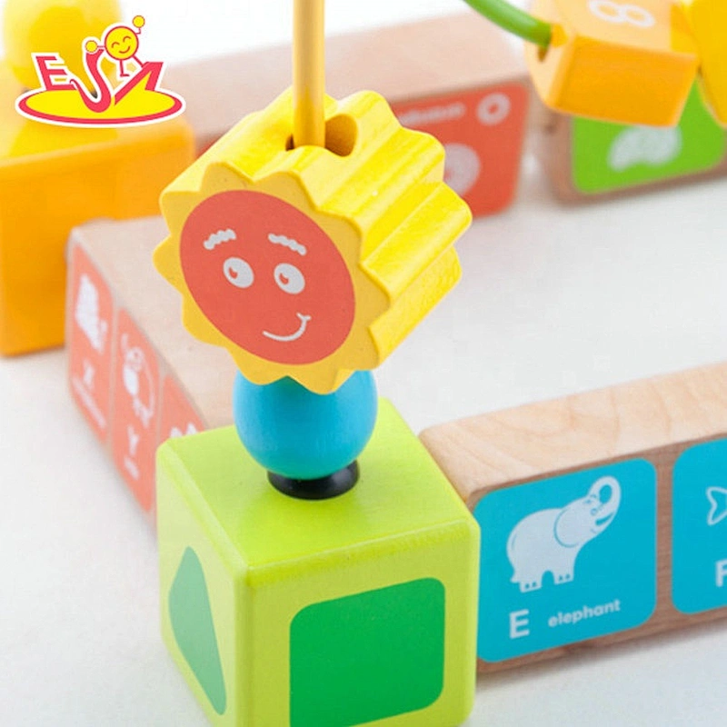 Großhandelste heißeste Verkaufskinder hölzerne Alphabetspielwaren für Kinder W11B161