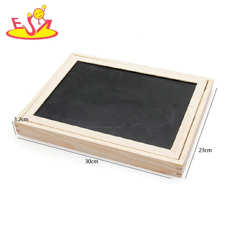 Top sale multifunction kids wooden magnetic puzzle with whiteboard W12B138
