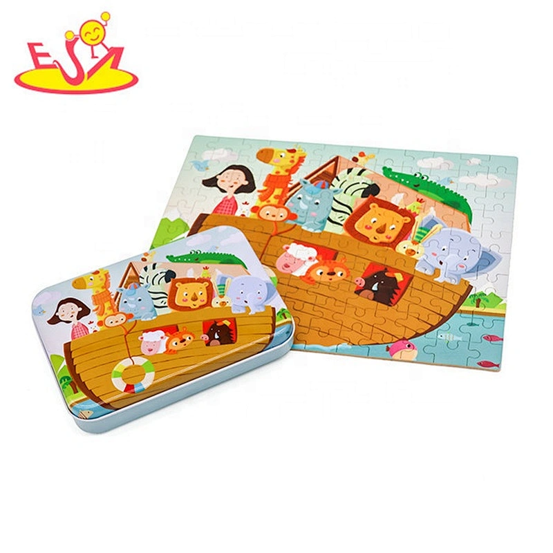 2019 New hottest kids educational wooden photo puzzle with customize W14N006