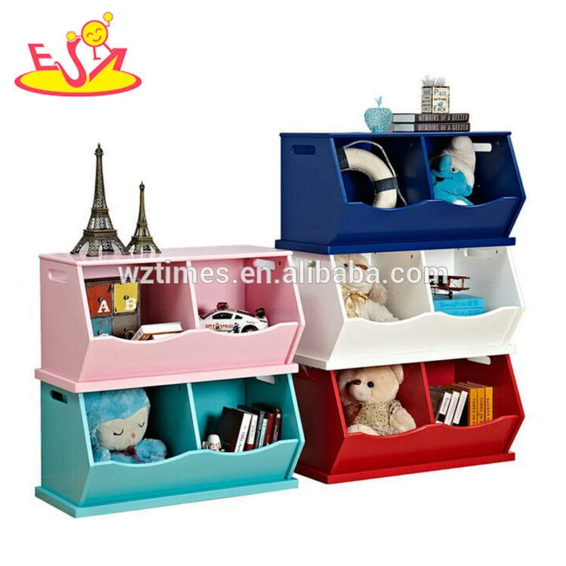Wholesale homeware wooden kids storage bench for sale W08C235