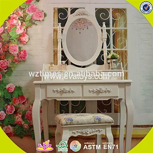 wholesale high quality children wooden dressing table mirror newly fashionable kids wooden dressing table mirror W08H024